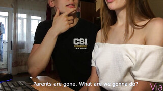 Amatőr 19 éves orosz barátnő házi pornó videója