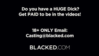 Blacked - Vörös szőrös pinás lány megrakva