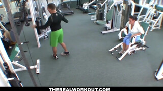 TheRealWorkout - Charley Chase edzés után megkefélve
