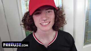 Megdugtam az edzőmet! szerencsés baseball játékos ingyenesen használja méretes kannás milfjét!