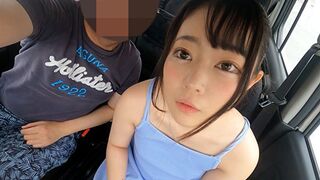 Méretes szemek és apró test! 147 cm-es osaka mini hölgyemény cidázza és kézimunkázza a pélót vezetés közben