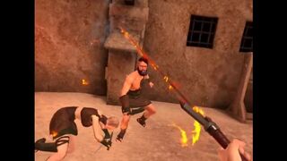 Justinplays kemény baszás a nomad vr arénában